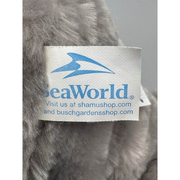 SeaWorld Rescue Manatee Plush in Blue Hoodie 9 Inch Stuffed Animal Sea World - Picture 6 of 10
